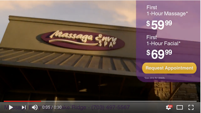 Massage Envy Spa – Lake Ridge National Branding